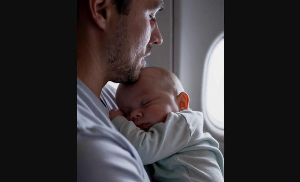 Woman Rolls Eyes at Exhausted Dad in First Class—Until Captain Makes Unexpected Announcement