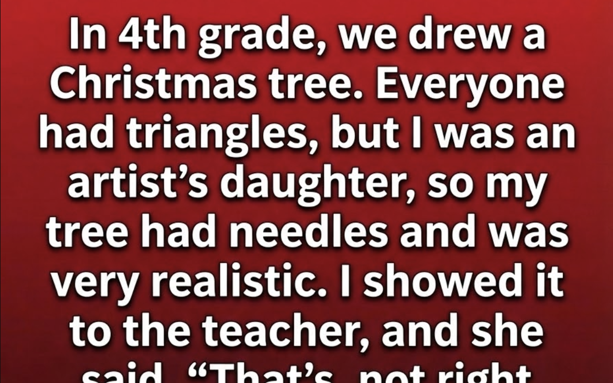 The Lesson I Learned From Drawing a Christmas Tree My Own Way