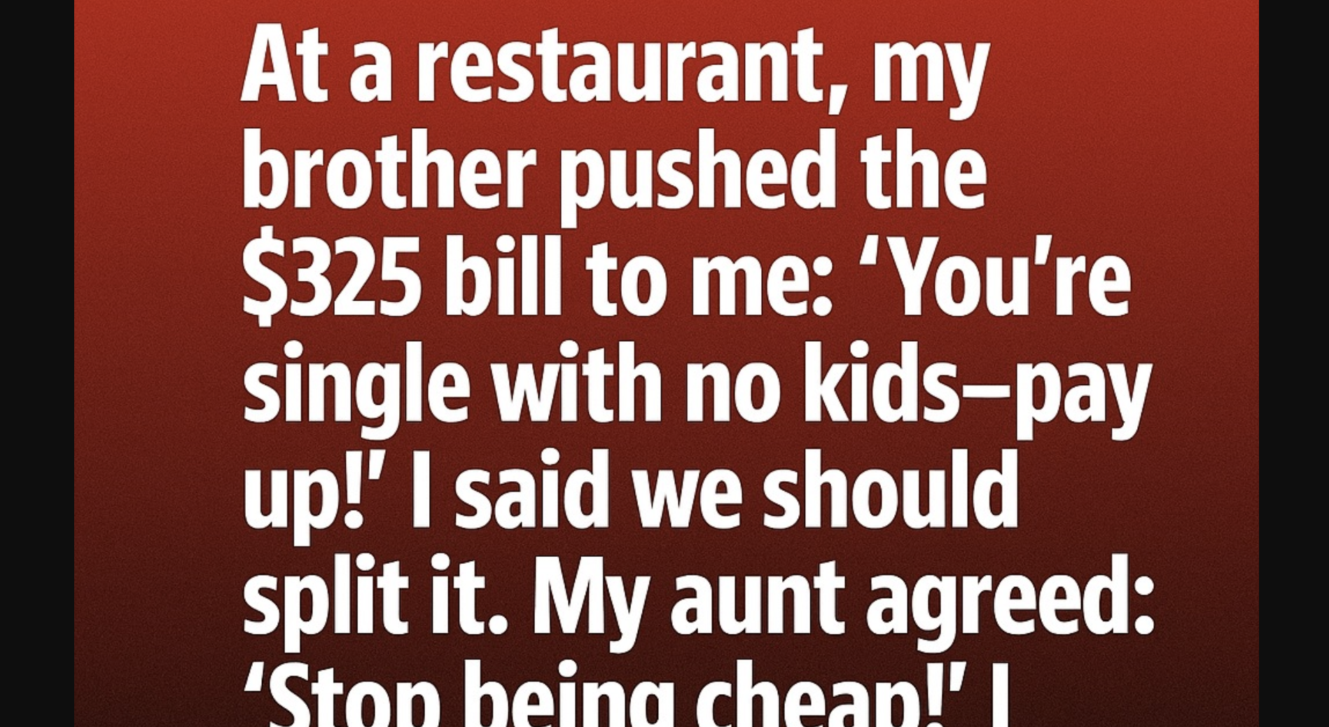 When the Dinner Check Became a Quiet Lesson in Respect and Assumptions